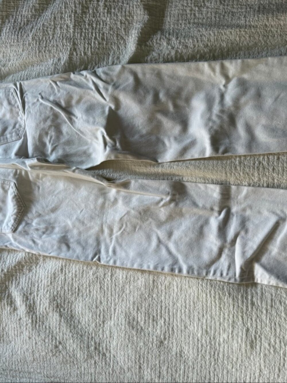 Anine Bing Sonya Jean Off White Size 25 - Picture 4 of 7